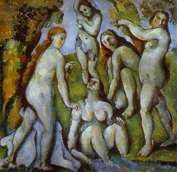 Paul Cezanne Five Bathers China oil painting art